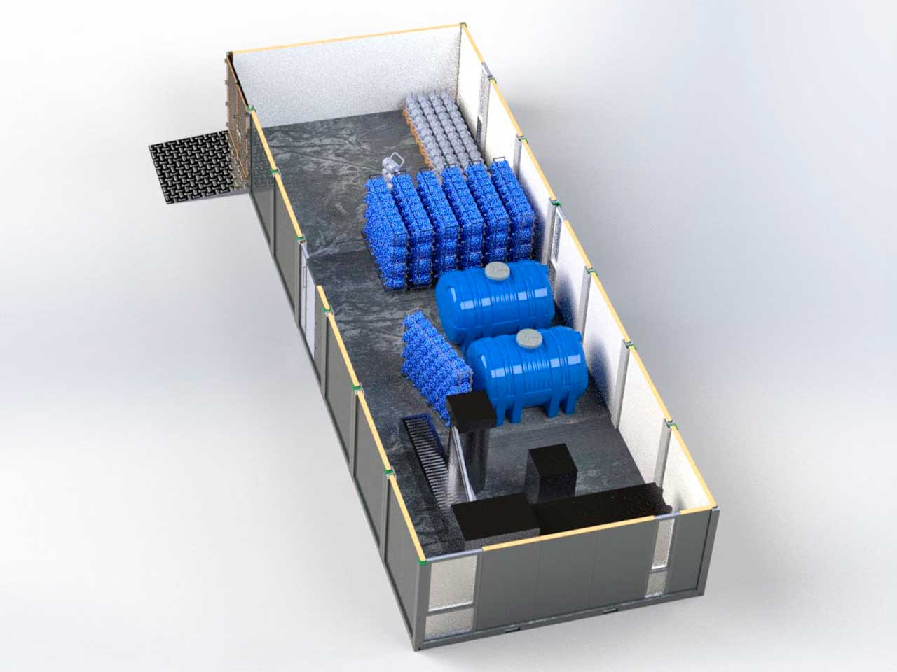 Модульна будівля для виробництва