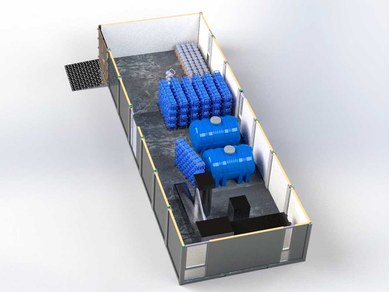 Модульна будівля для виробництва