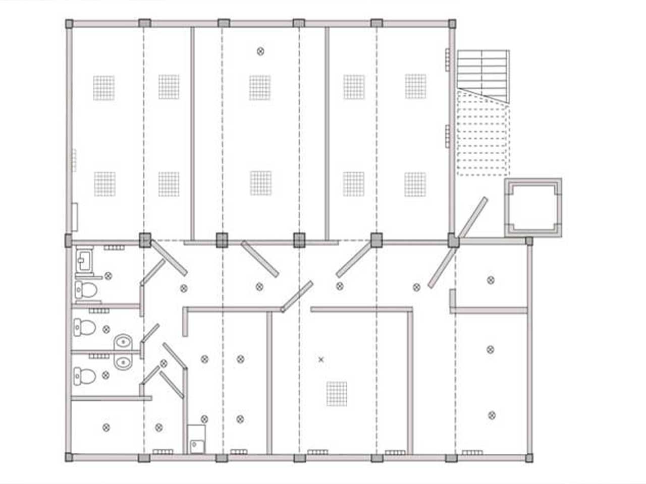 Модульний офіс двоповерховий