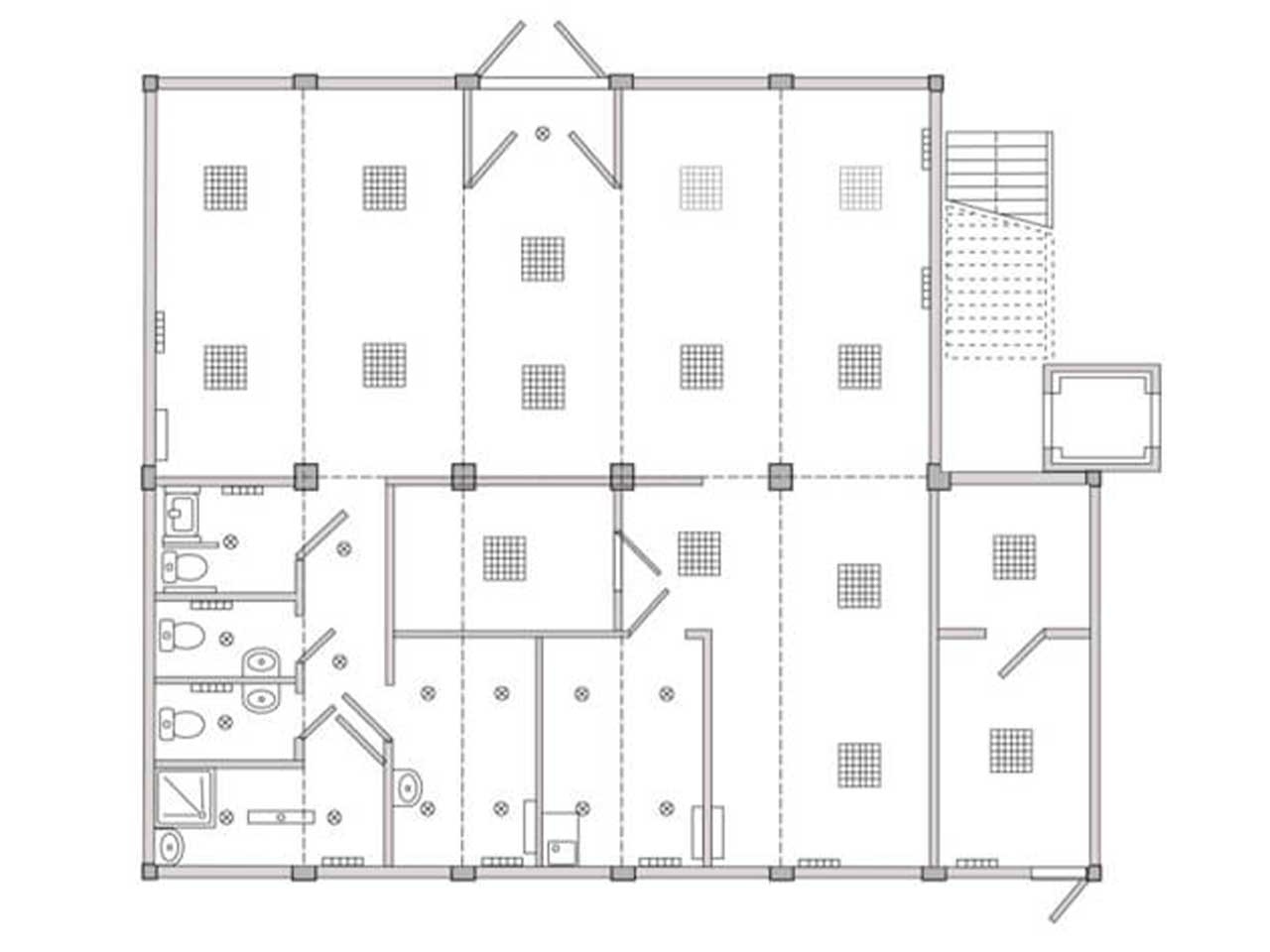 Модульний офіс двоповерховий