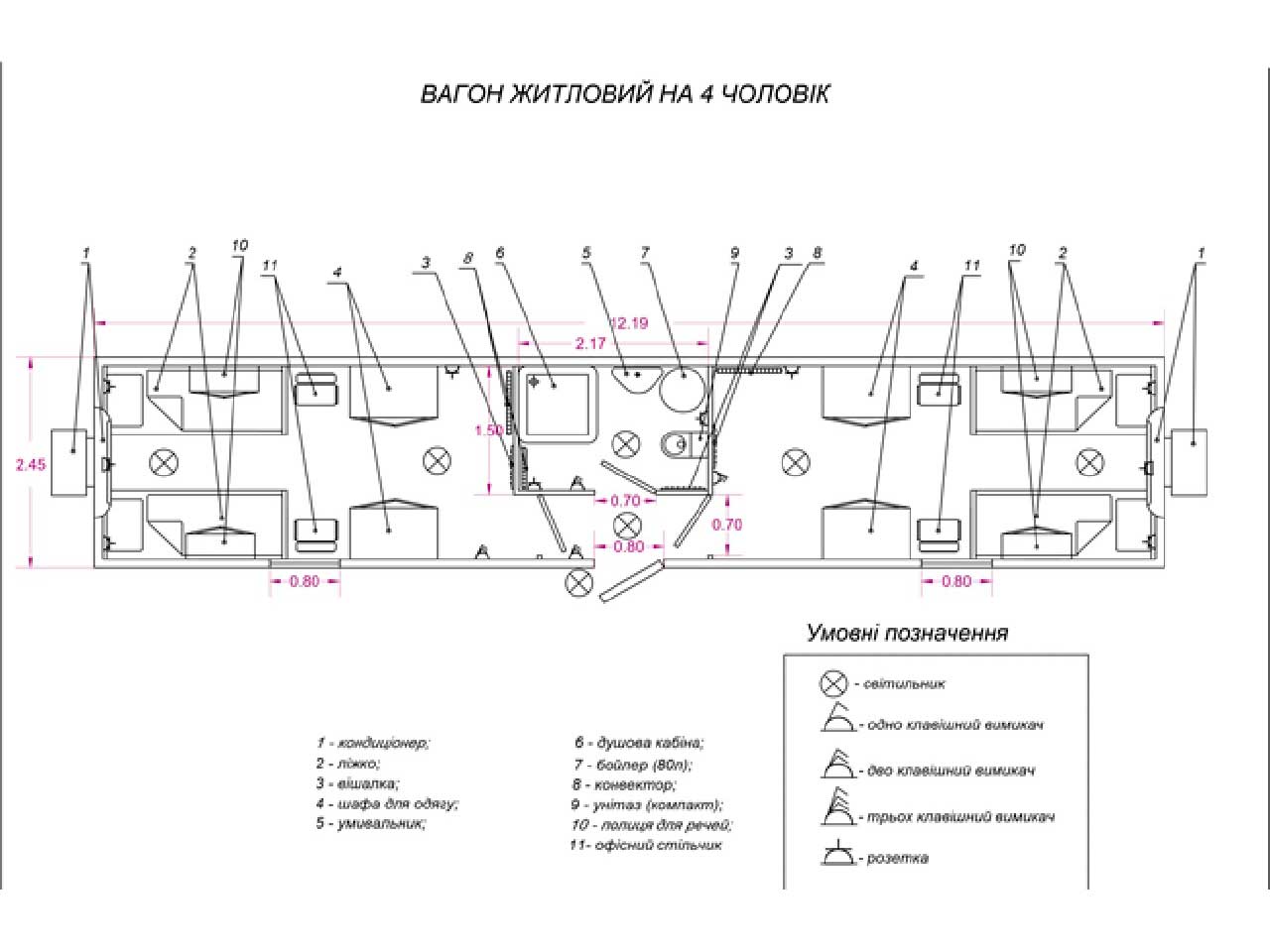 Житловий модуль на 6 осіб