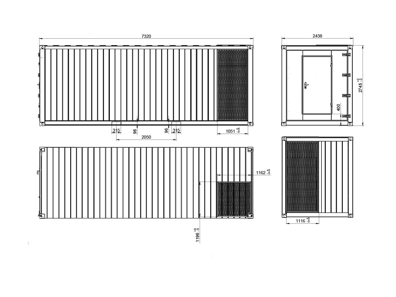 Серверна модульна будівля Серверна модульна будівля