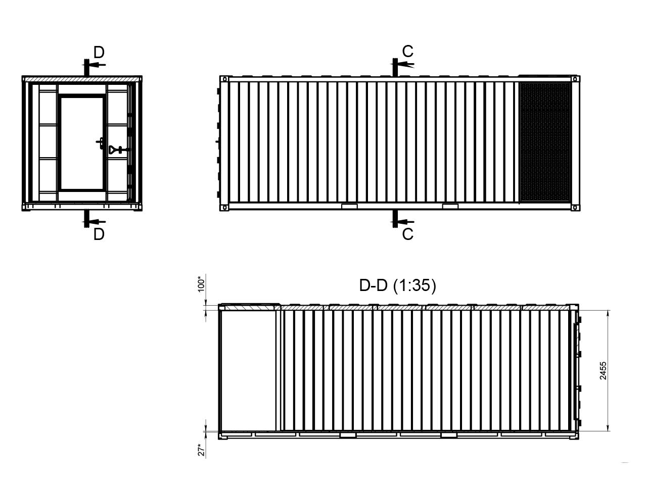 Серверна модульна будівля Серверна модульна будівля