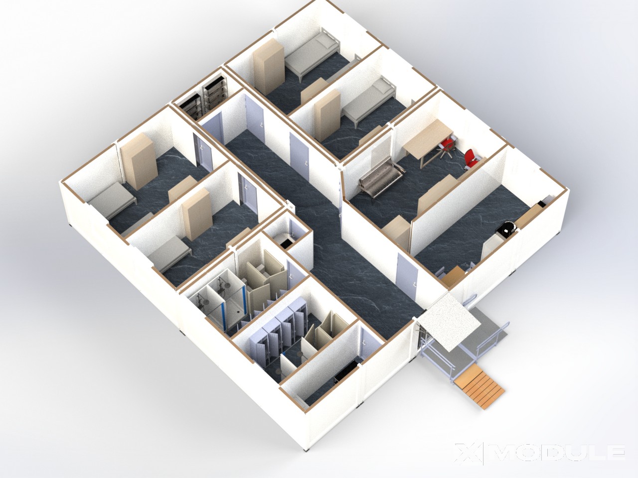 Швидкомонтований лікарняний гуртожиток