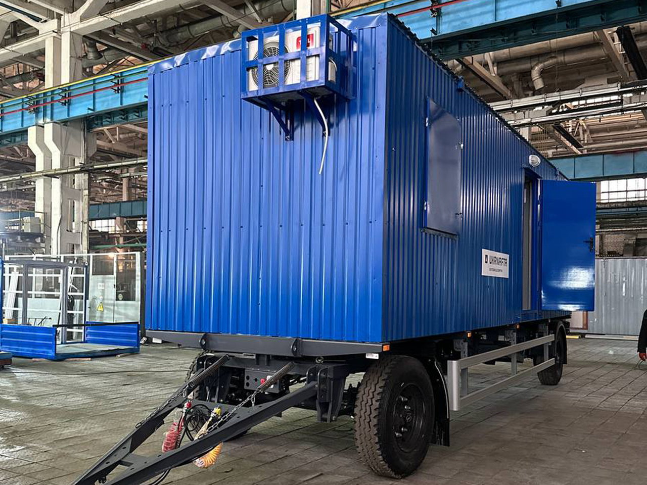 Вагон-побутовка на шасі Вагон-побутовка на шасі