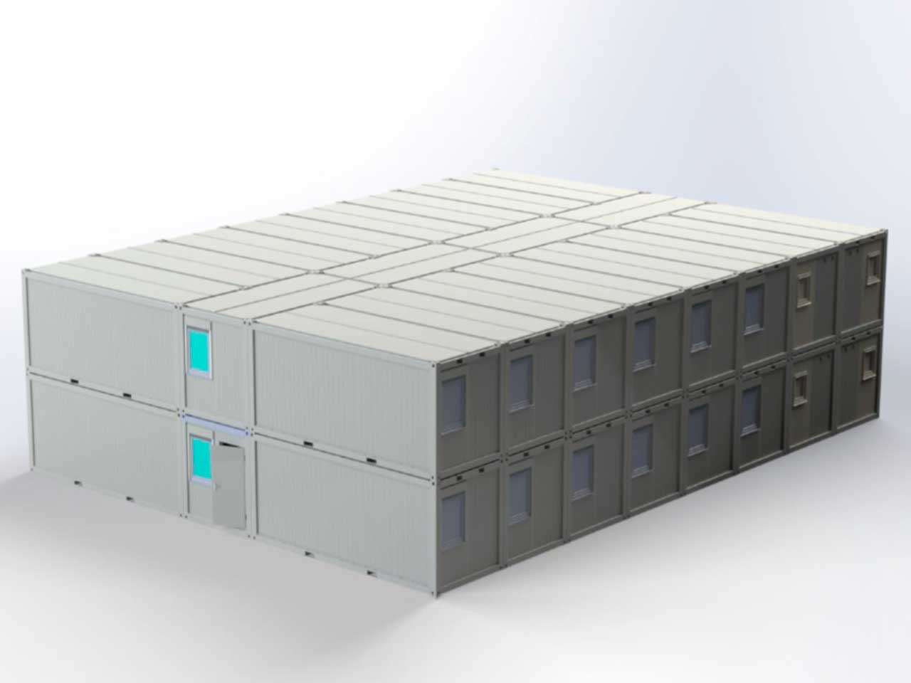 Модульна будівля 570м2