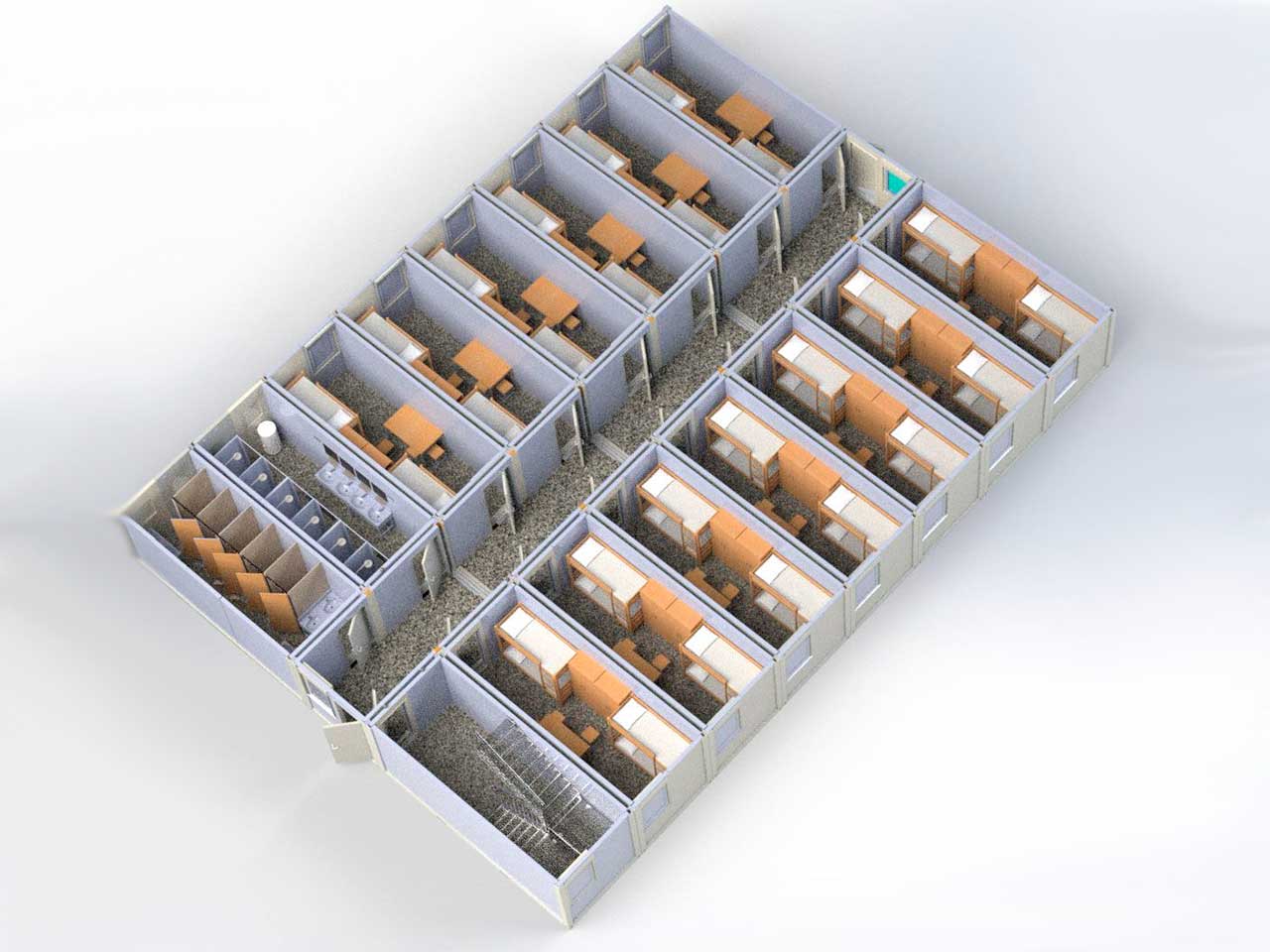 Модульна будівля 570м2