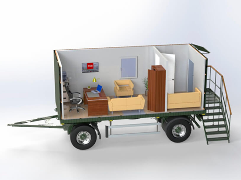 Вагон-будинок кабінет лікаря габаритами 2,55х6,00х2,550м Вагон-будинок кабінет лікаря габаритами 2,55х6,00х2,550м