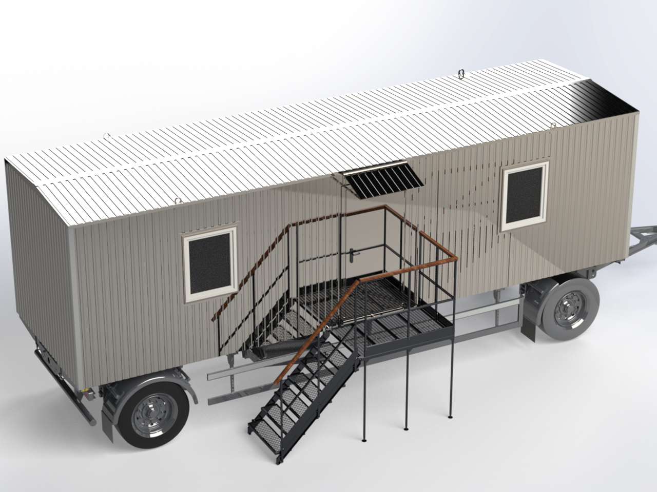 Мобільна битовка на шасі