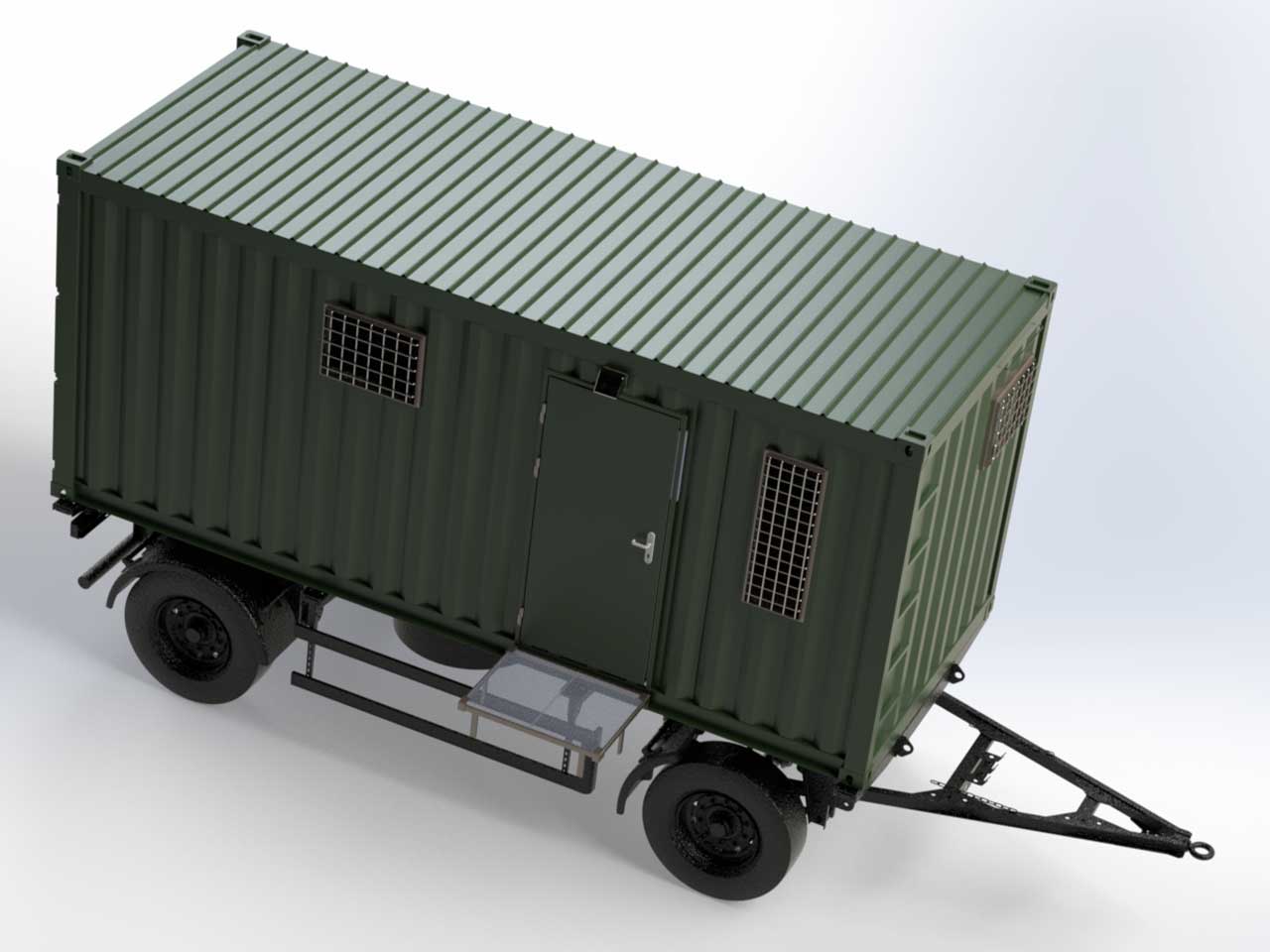 Мобільний склад вибухівки