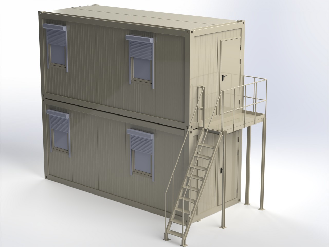 214 Офіс із двох модулів 214 Офіс із двох модулів