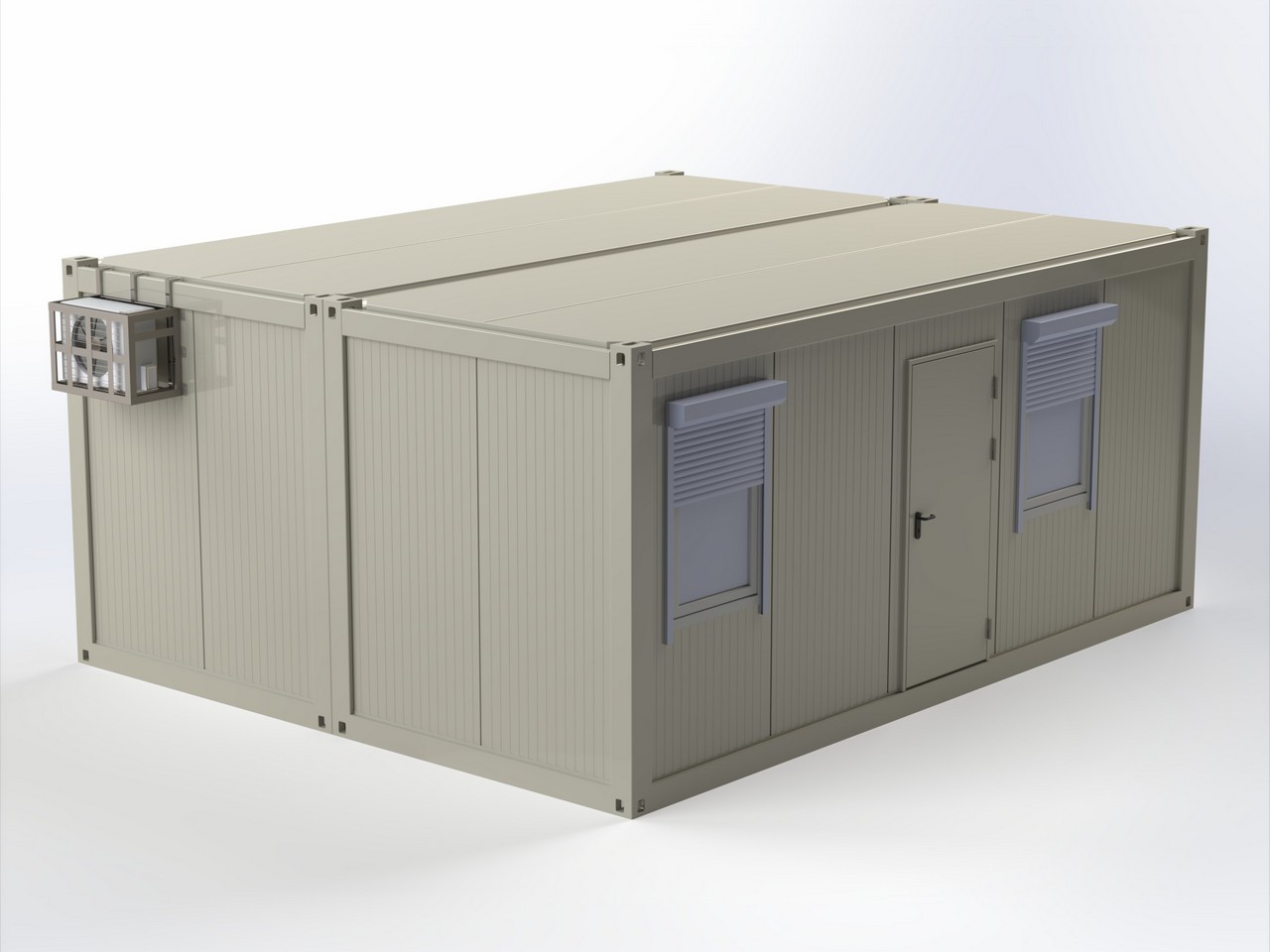 Офіс із двох модулів