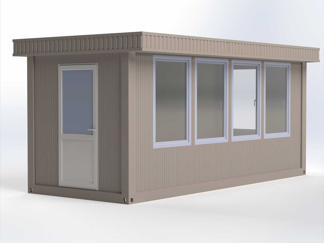 Мобільний санітарно-гігієнічний блок для будівельників