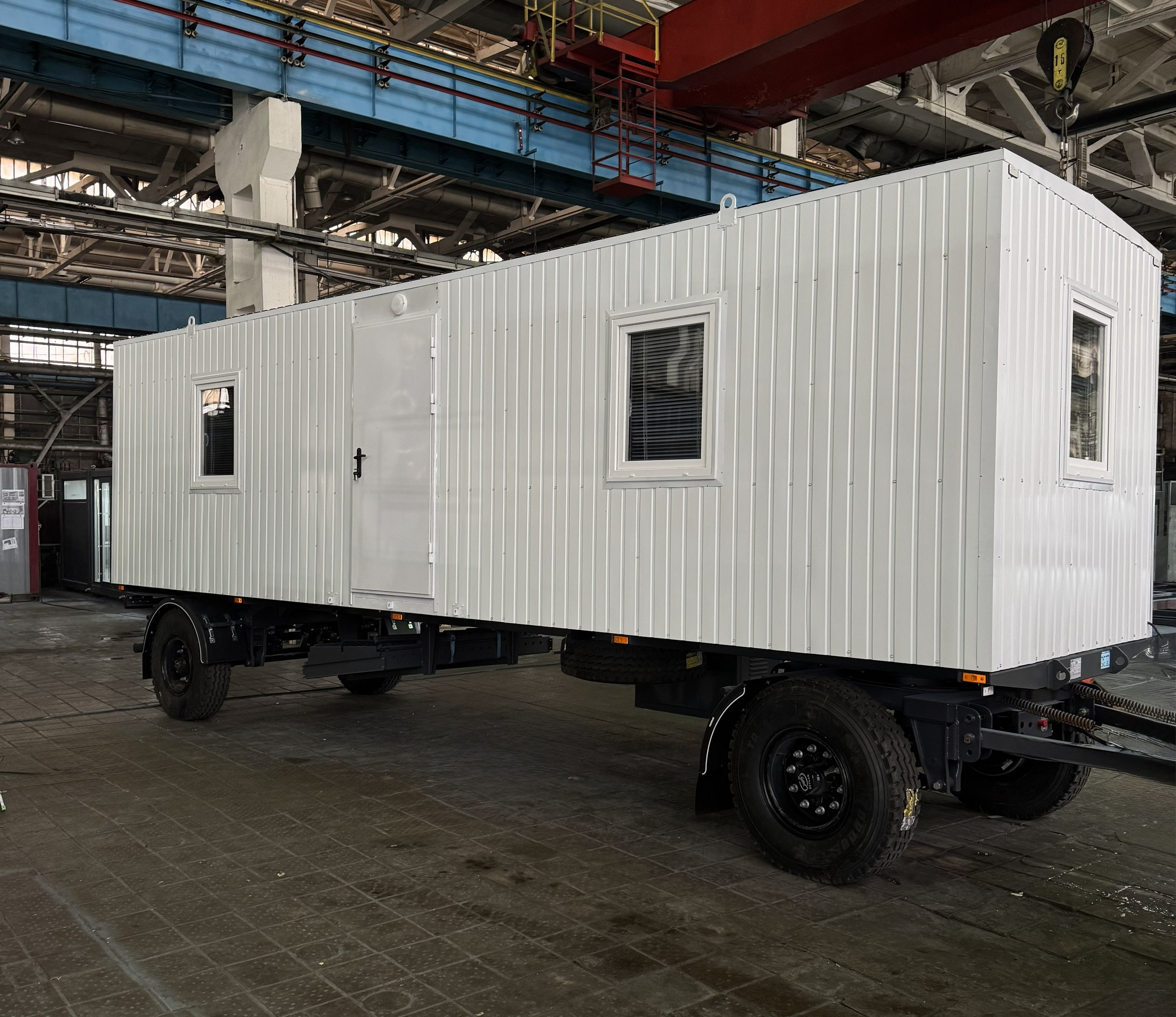 Промисловий модуль-битовка на шасі