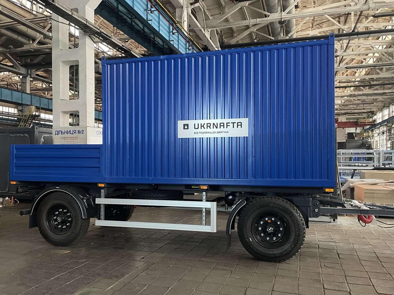 Інструментальний вагон на шасі