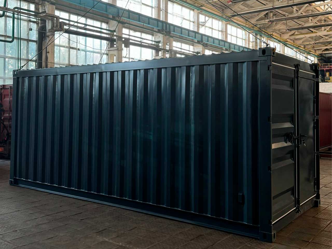 Модульний склад зі стелажами